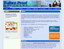 Tablet Screenshot of futureproofsoftware.com